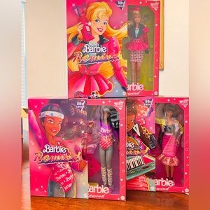 Barbie Rewind 80’s Edition-Set of 3 Dolls NIB